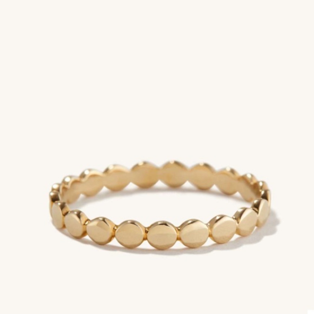 NWOT Mejuri Dot Ring, Size 6